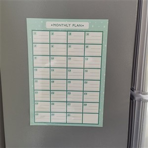 Magnetisk skrivtavla för torr radering